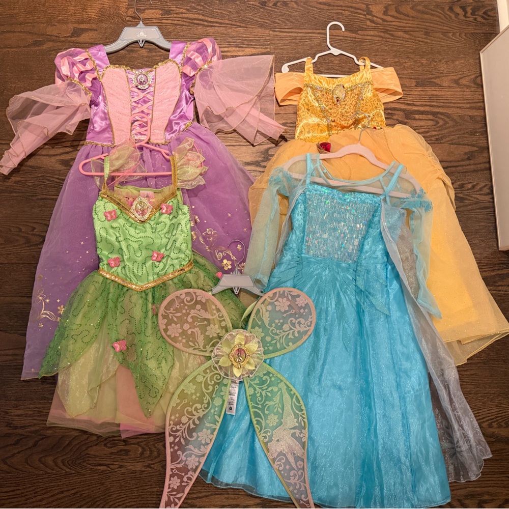 Official Disney Princess Costume Bundle (size 5/6)